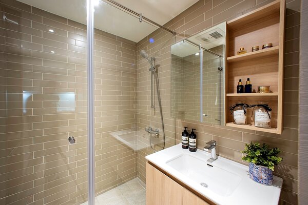 衛浴使用德國品牌INNOCI，也有智慧型免治馬桶配置／創意家行銷提供