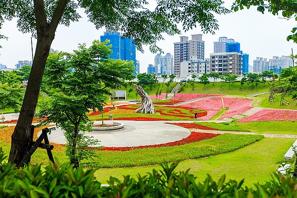 環境優質的萬坪風禾公園／合陽建設提供