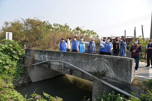 雲林縣府爭取近千萬，改善土庫鎮有才寮大排支線中排上游段淹水問題。圖／雲林縣政府新聞處提供