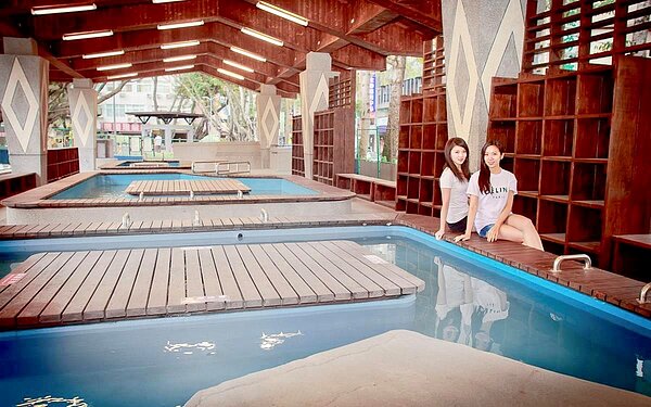 復興公園溫泉泡腳池園區。圖/台北市產發處提供