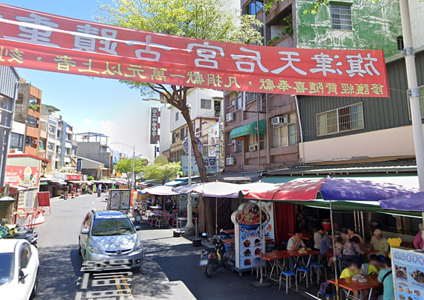 高雄旗津老街。圖/擷取自Google map