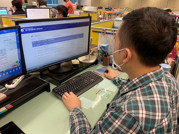 智慧化施工監造管理系統於年後開工首日上線。圖/台中市政府提供