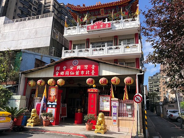 夏萬浪表示，位於網溪里的湄洲媽祖廟為里內景點之一。圖／馬聖傑攝