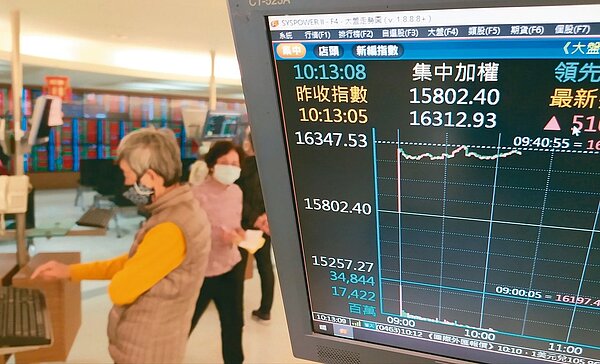 台股17日牛年開紅盤,一早跳空大漲逾500點,收盤大漲559點,創2009年來最佳新春開紅盤行情。記者林俊良/攝影