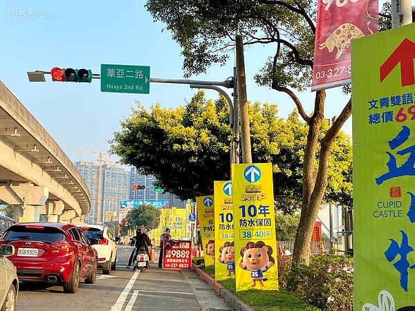 龜山區文化一路沿路的預售市場熱鬧滾滾。 好房網News記者楊欽亮 / 攝