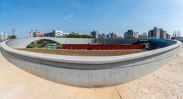 1895乙未保台紀念公園預計110年3月完工,打造兼具人文歷史與親子遊憩的空間。圖/桃園市政府提供