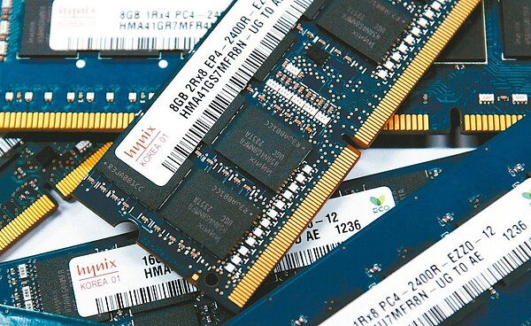 記憶體示意圖。圖/聯合報系資料庫