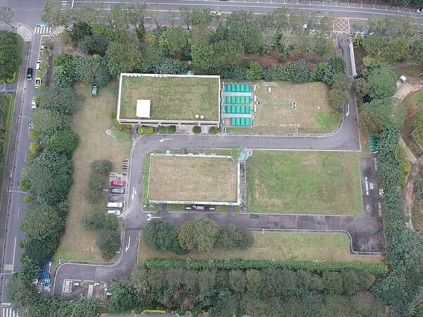 北大特區污水廠位於新北市樹林區的學府路上，靠近萬坪公園一帶，主要處理臺北大學及新北市北大特區內產出之生活污水。圖/新北市政府提供