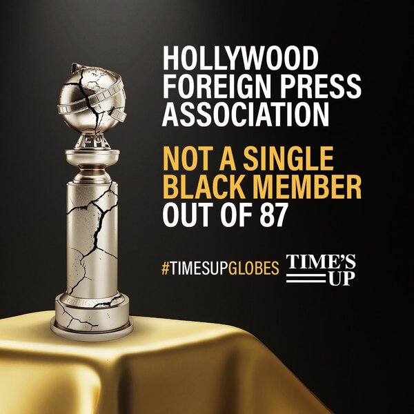第78屆金球獎於28日登場，然而因主辦方「好萊塢外國記者協會」的成員缺乏族群多元性。圖／截自twitter@ambertamblyn
