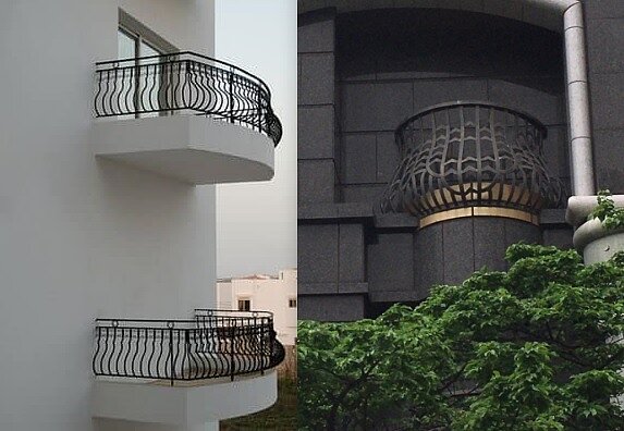 近日有民眾分享一張「沒路用陽台」的照片，讓不少網友疑惑設計的用途在哪。圖／截自《路上觀察學院》