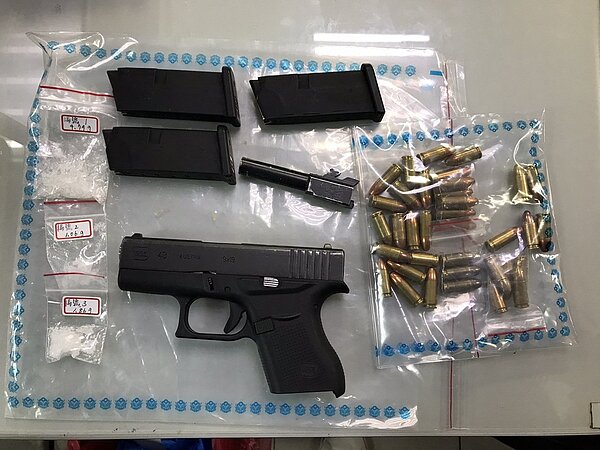 遭逮的陳男精於改造槍械,有多項槍砲前科。圖/記者陳俊智翻攝