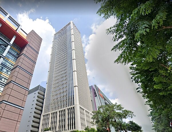 台中市七期頂級商辦中雍大廈為台北市以外身價最高的商辦產品，平均行情要單價65萬元。圖／google map