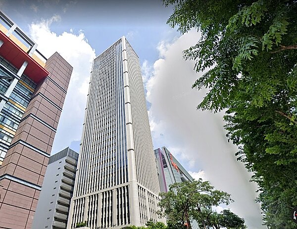 台中市七期頂級商辦中雍大廈為台北市以外身價最高的商辦產品，平均行情要單價65萬元。圖／google map