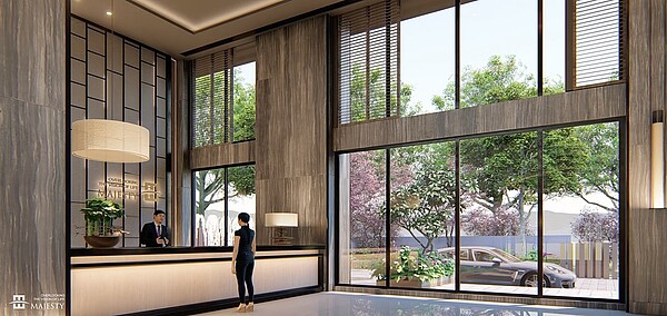 大廳空間寬敞、管理出色/恆合建設提供(3D合成照)