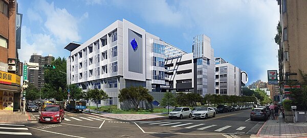 大安國中新建校舍模擬圖。圖／台北市政府提供