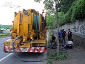 龜山鄉路邊公然偷排污泥　民眾檢舉查獲