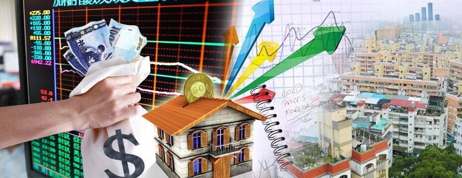 金融 股市股票 錢 房 空景照(大刊頭主視覺)