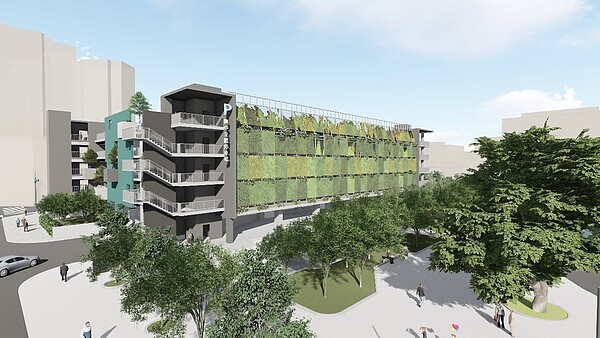 興中立體停車場未來將提供超過900個停車格。圖/台中市交通局提供