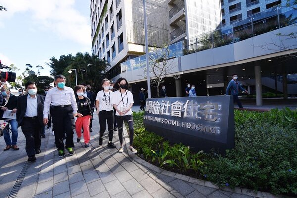 議員質疑台北市府在設定社宅租金上犯了兩個戰略性錯誤。圖為明倫社會住宅／台北市府提供