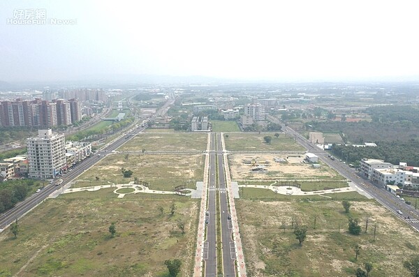 岡山社宅基地空拍圖。照片高雄市都發局提供