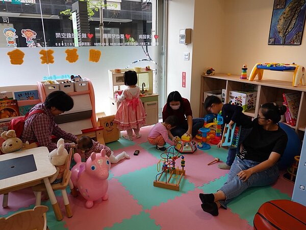 台中市府增設4間小型親子館。圖／台中市政府提供