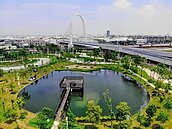 水湳中央公園6日啟用　房價二字頭、周邊估增1.2萬人