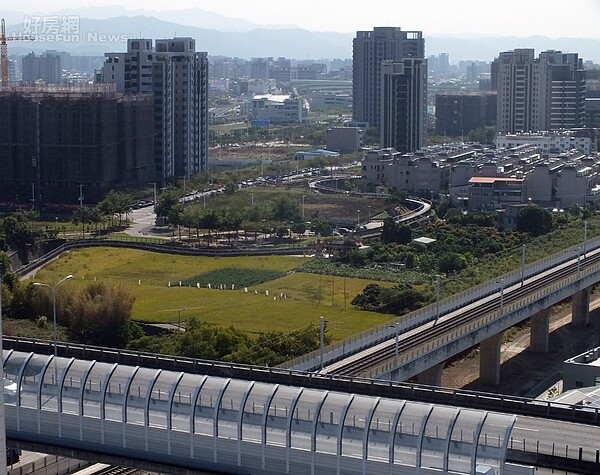 台74線與台中捷運綠線周邊。照片鄉林建設提供