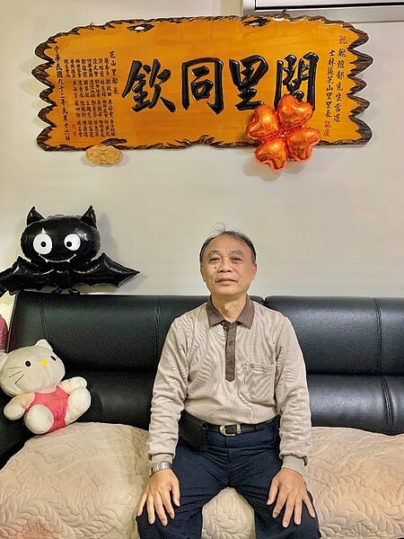 魏雅郁是芝山區少數連任五屆以上的「老里長」。/攝自周希雯