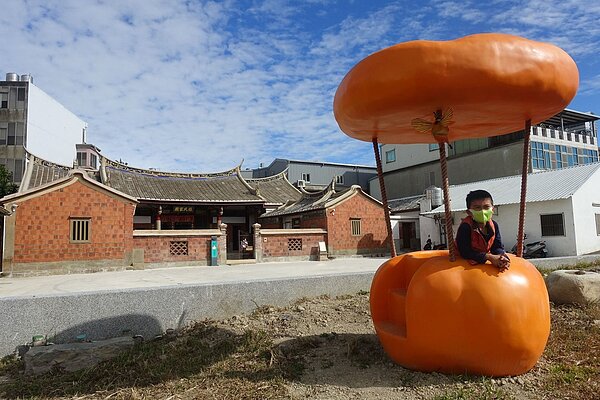 新竹縣第一座以宗祠家廟為主題的兒童故事館隆重誕生。圖/新竹縣政府提供