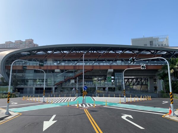 軍福十九路打通至松竹車站。圖／台中市政府提供