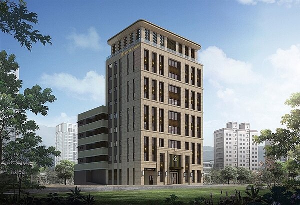 立肯企業在板橋將打造地上9層、地下4層的企業營運總部,預計可在112年5月完工。圖/新北市政府提供