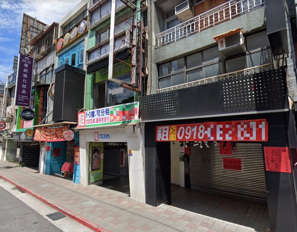 士林夜市商圈如今店面都顯得冷清。圖／Google Map