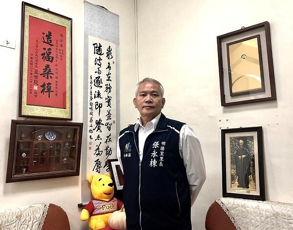 明勝里里長張永棟。黃庭侑／攝