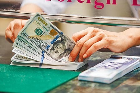 台幣兌美元匯率狂升。(本報資料照片)