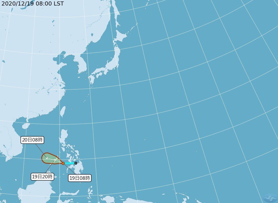 今年第23號颱風預計明天生成。圖／氣象局提供