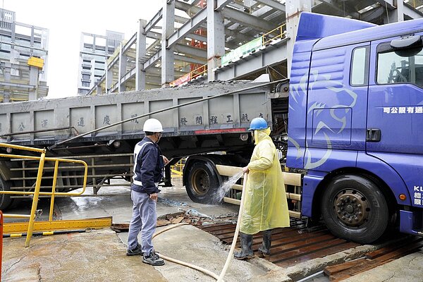新北市首創營建工地智能化管理示範專區。圖/新北市環保局提供