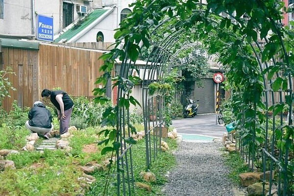 居民時常關心菜園情況，也有群組會互相支援澆水維護。圖/黃元琪攝