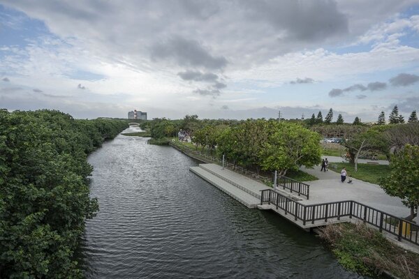 港南運河公園獲全國水環境大賞。圖／新竹市政府提供
