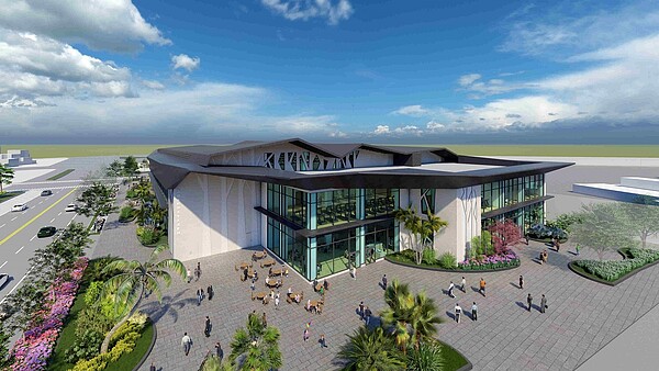 楠仔坑運動中心預計110年底完成工程設計,111年動工,113年完工開放市民使用。圖/高雄市運發局提供