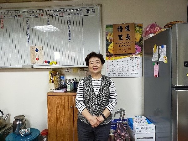 新店區寶安里里長宋美雪。圖/記者郭宇璇攝影