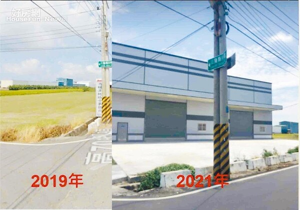 高市議員林于凱指出,《工廠管理輔導法》修改上路後,高雄仍有不少違建農地工廠。(高市議員林于凱提供/柯宗緯高雄傳真)