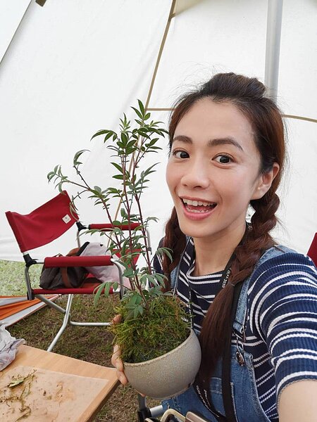 柯以柔有正確投資的觀念,面對市場大風大浪也處變不驚。圖/柯以柔提供