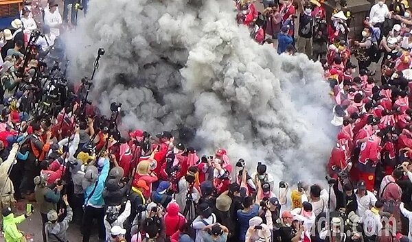 內政部呼籲宗教團體配合停辦遶境等活動,圖為進香示意圖。記者蔡維斌/攝影