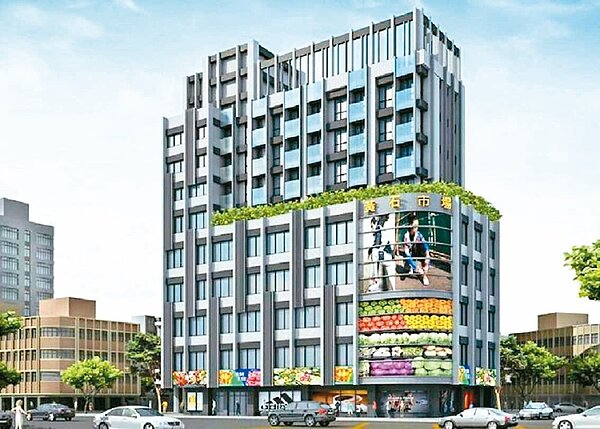 新黃石市場8月前動工，預計2024年初完工，將打造有別傳統的全新型態市場。示意圖／新北市場處提供
