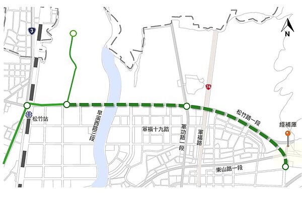 中捷綠線延伸大坑規劃。圖/台中市府提供