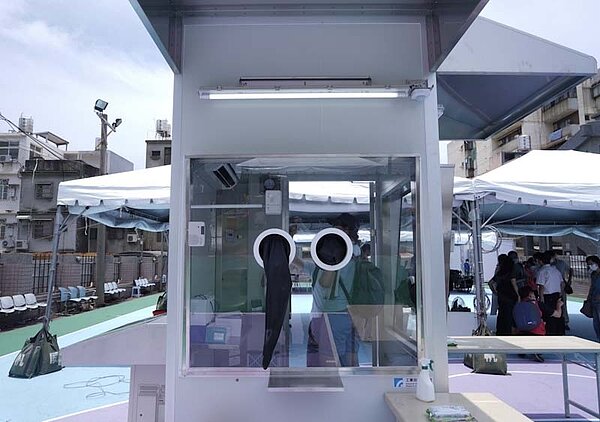 新竹市社區篩檢站明上路，採全面預約制。圖／新竹市政府提供