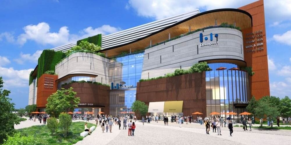 隨秀泰廣場進駐，以及三井LaLaport購物商場即將進駐，東區房市重新開始熱絡了起來。圖為即將進駐的三井LaLaport購物商場。圖／台中市府提供