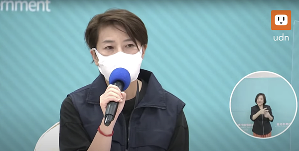 台北市副市長黃珊珊表示，警消、里長早就造冊報進去，沒有誰專案優先。圖／截自udnTV