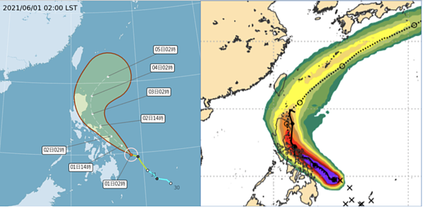 梅雨滯留鋒連四天為各地帶來大量降雨。圖／擷取自「三立準氣象· 老大洩天機」