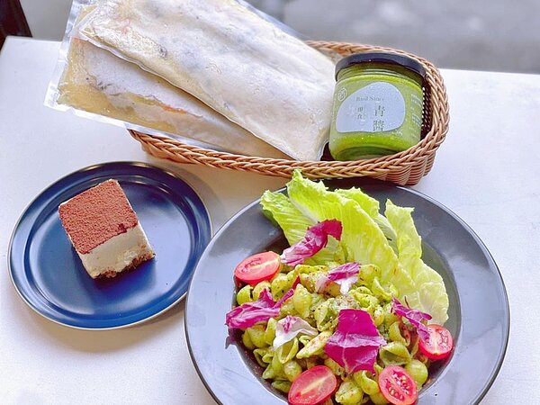 新北市有9家惜食分享餐廳加入外送、宅配行列,避免當季食物遭到浪費。圖/新北農業局提供